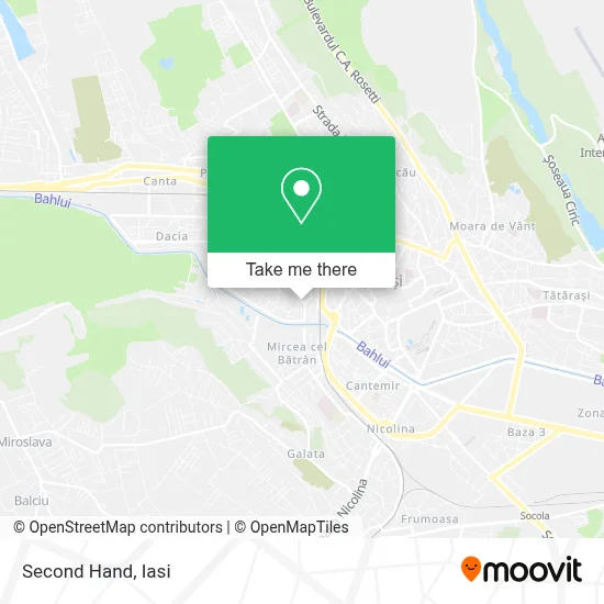 Second Hand map