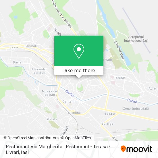 Restaurant Via Margherita : Restaurant - Terasa - Livrari map