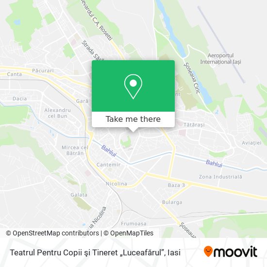 Teatrul Pentru Copii şi Tineret „Luceafărul” map