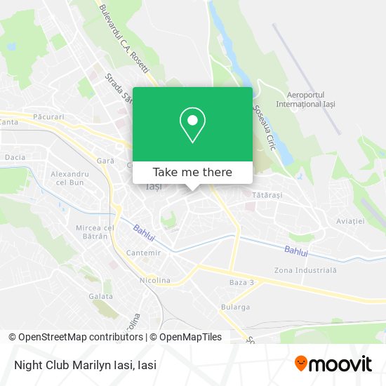 Night Club Marilyn Iasi map