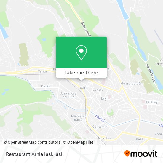 Restaurant Arnia Iasi map