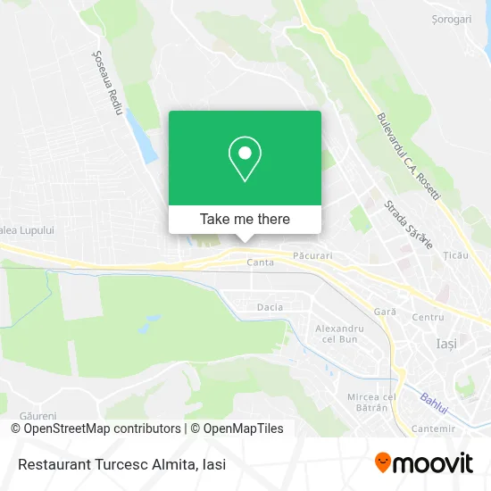 Restaurant Turcesc Almita map