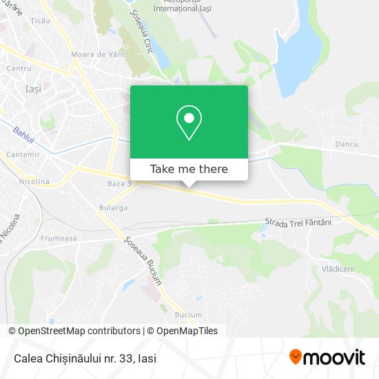 Calea Chișinăului nr. 33 map