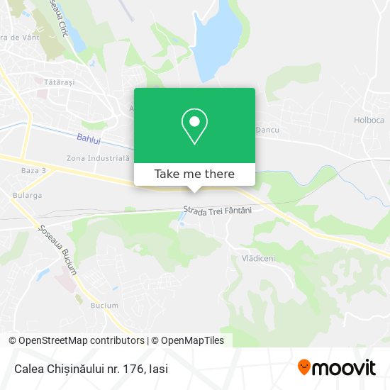 Calea Chișinăului nr. 176 map