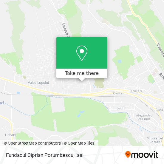 Fundacul Ciprian Porumbescu map