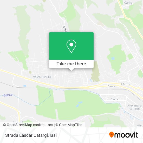 Strada Lascar Catargi map