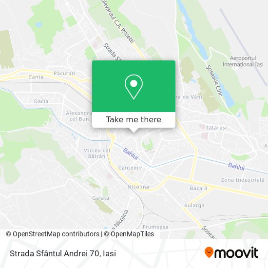 Strada Sfântul Andrei 70 map