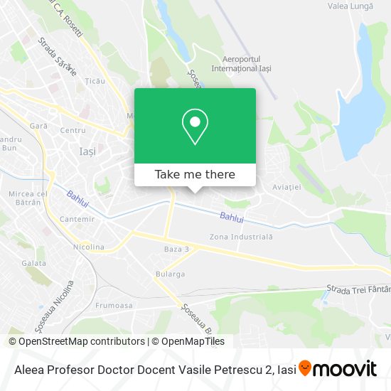 Aleea Profesor Doctor Docent Vasile Petrescu 2 map
