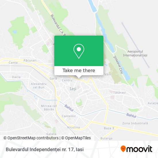 Bulevardul Independenței nr. 17 map