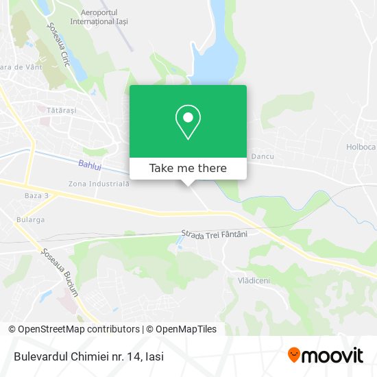 Bulevardul Chimiei nr. 14 map