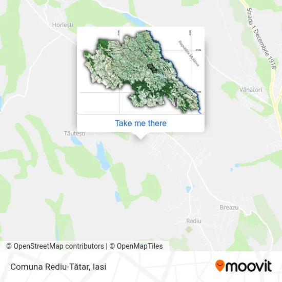 Comuna Rediu-Tătar map