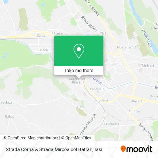 Strada Cerna & Strada Mircea cel Bătrân map