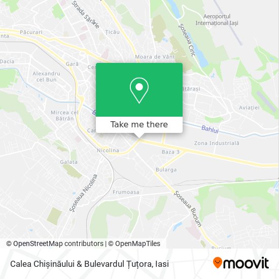 Calea Chișinăului & Bulevardul Țuțora map