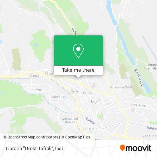 Librăria ”Orest Tafrali” map