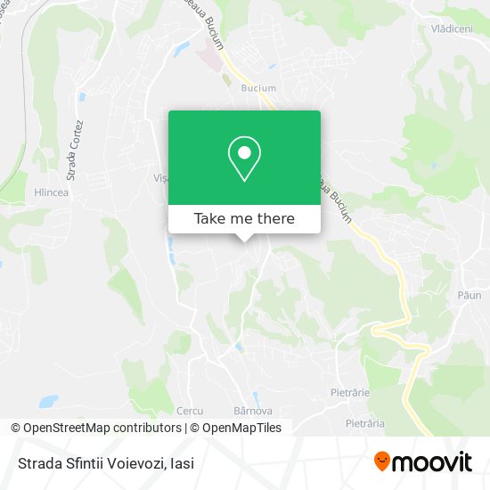 Strada Sfintii Voievozi map