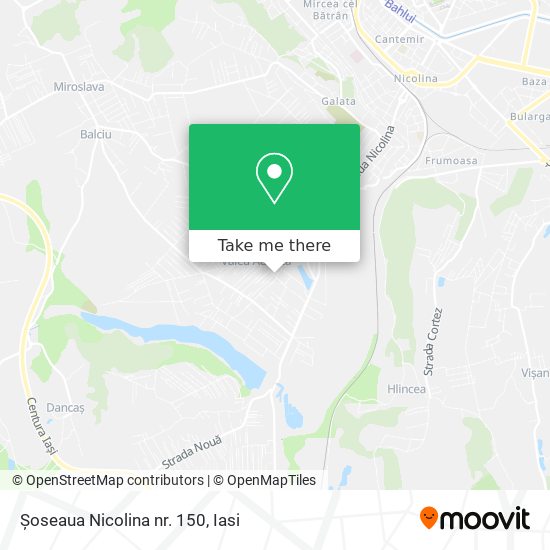 Șoseaua Nicolina nr. 150 map