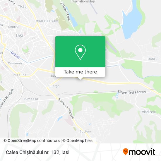 Calea Chișinăului nr. 132 map