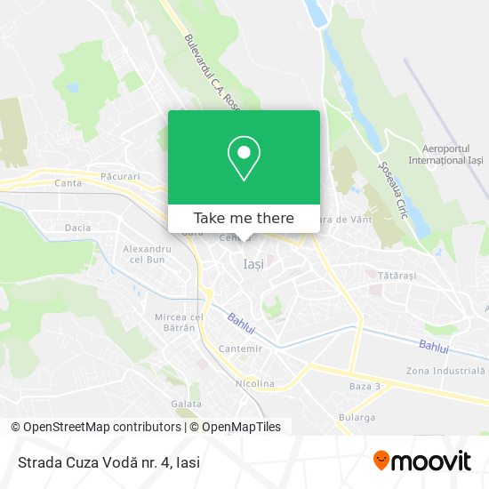 Strada Cuza Vodă nr. 4 map