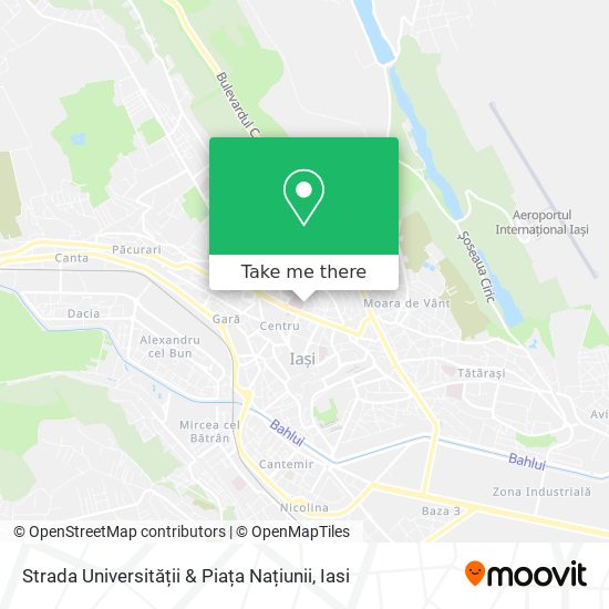Strada Universității & Piața Națiunii map