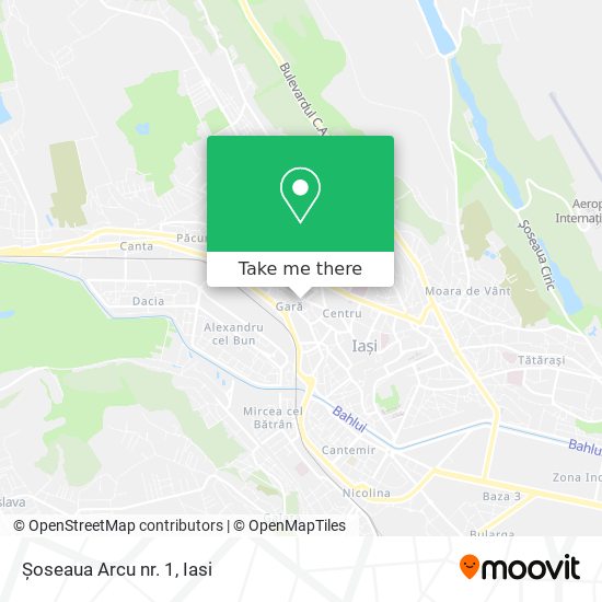 Șoseaua Arcu nr. 1 map