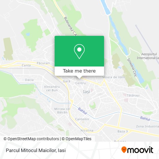 Parcul Mitocul Maicilor map