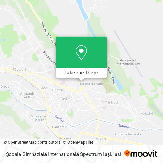 Școala Gimnazială Internațională Spectrum Iași map
