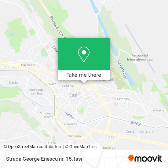 Strada George Enescu nr. 15 map