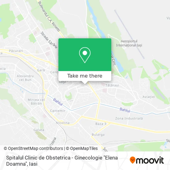 Spitalul Clinic de Obstetrica - Ginecologie "Elena Doamna" map