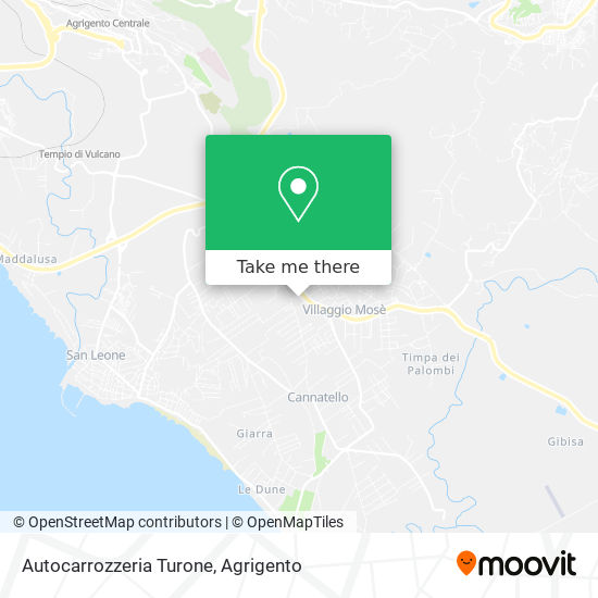 Autocarrozzeria Turone map
