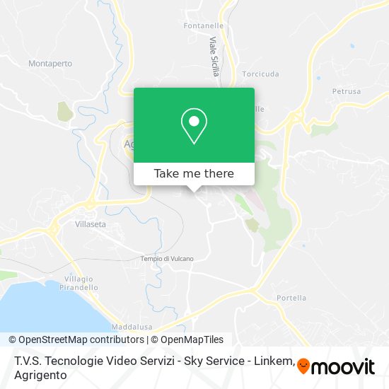 T.V.S. Tecnologie Video Servizi - Sky Service - Linkem map