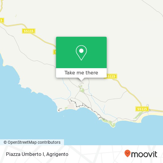 Piazza Umberto I map