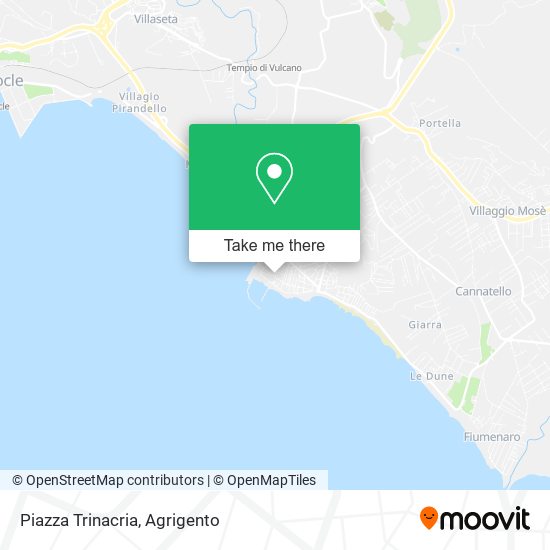 Piazza Trinacria map