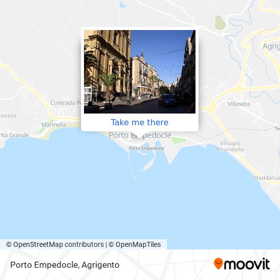 Porto Empedocle map