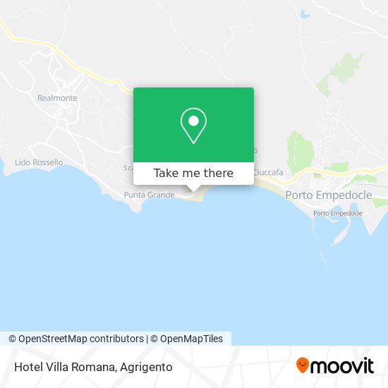 Hotel Villa Romana map