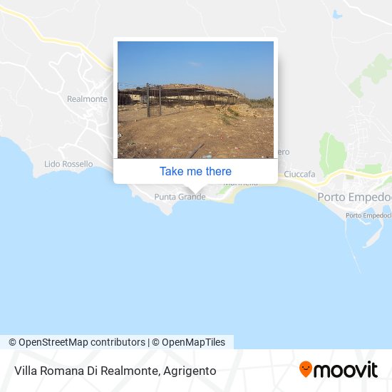Villa Romana Di Realmonte map