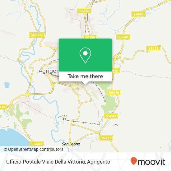 Ufficio Postale Viale Della Vittoria map