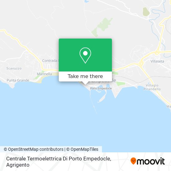 Centrale Termoelettrica Di Porto Empedocle map