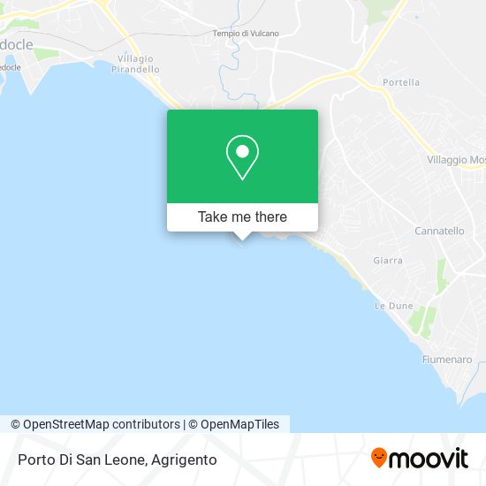 Porto Di San Leone map