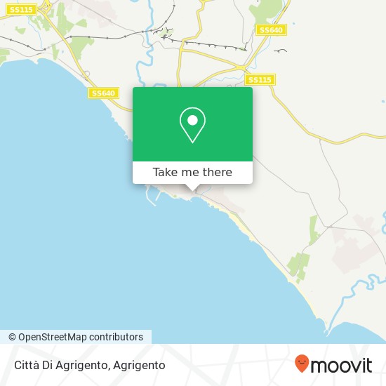 Città Di Agrigento map