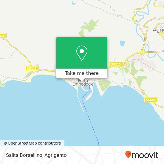 Salita Borsellino map