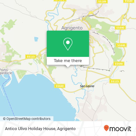 Antico Ulivo Holiday House map