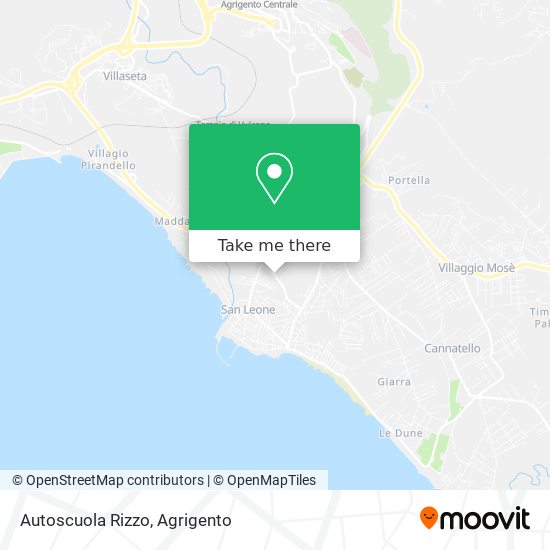 Autoscuola Rizzo map