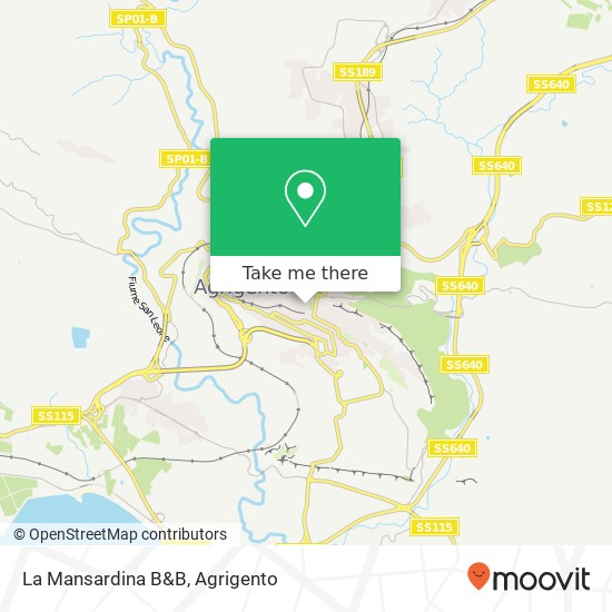 La Mansardina B&B map