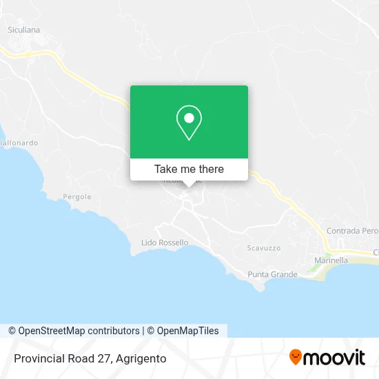 Provincial Road 27 map