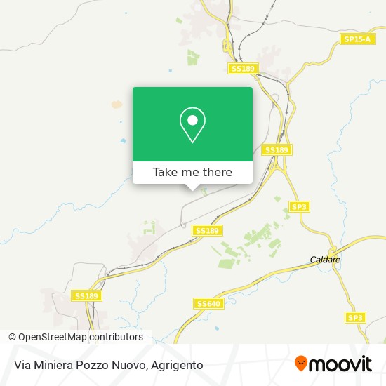 Via Miniera Pozzo Nuovo map