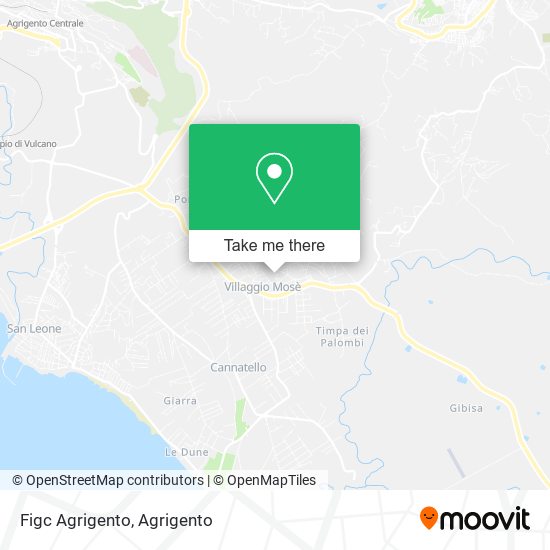 Figc Agrigento map