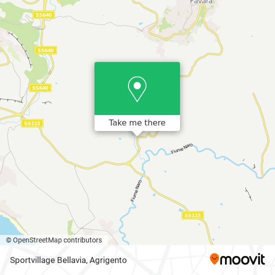 Sportvillage Bellavia map
