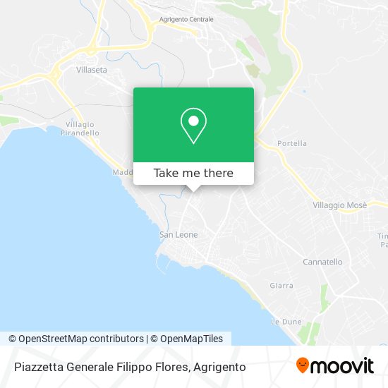 Piazzetta Generale Filippo Flores map