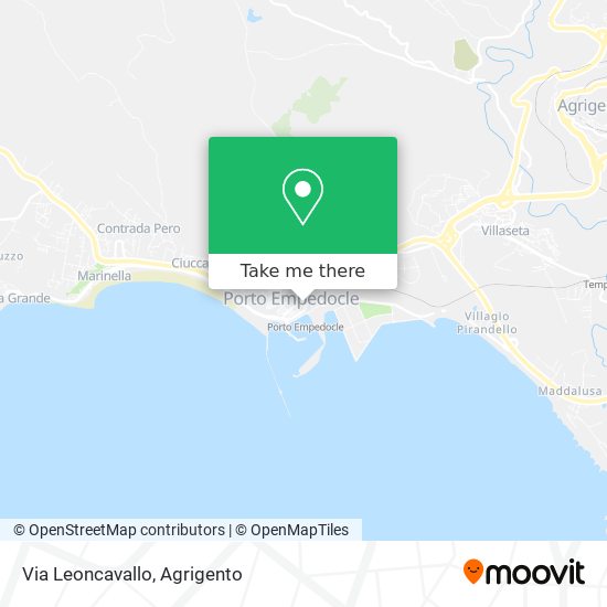 Via Leoncavallo map
