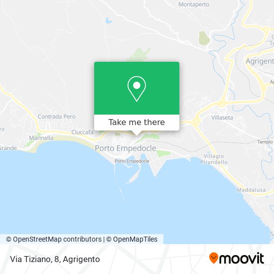 Via Tiziano, 8 map